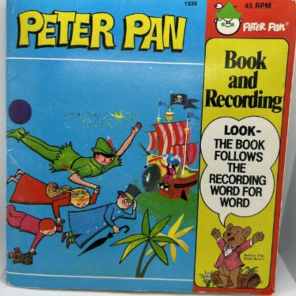 Vintage Peter Pan Book & Recording Vinyl Record 45 RPM - Picture 1 of 3